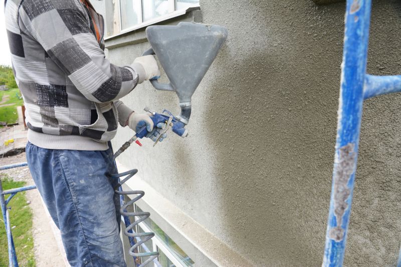 Stucco Application on Residential Home